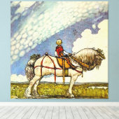 Toile « Dans le vaste monde » de John Bauer (Insitu (Plancher de Bois))