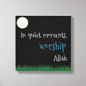 Toile Dans Les Moments Tranquilles (Recto)