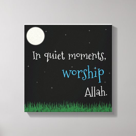 Toile Dans Les Moments Tranquilles (Recto)