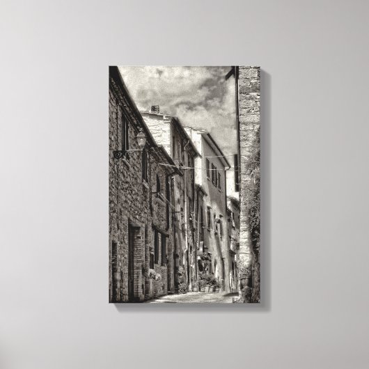 Toile Dans les ruelles de Volterra - Italie (Recto)