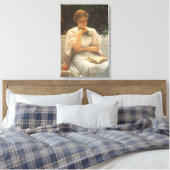 Toile Dans l'orangerie par Charles Edward Perugini (Insitu(Chambre))