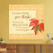 Toile Dans Toutes Les Choses Remercient - 1 Thes. 5:18 (Insitu(Salon))