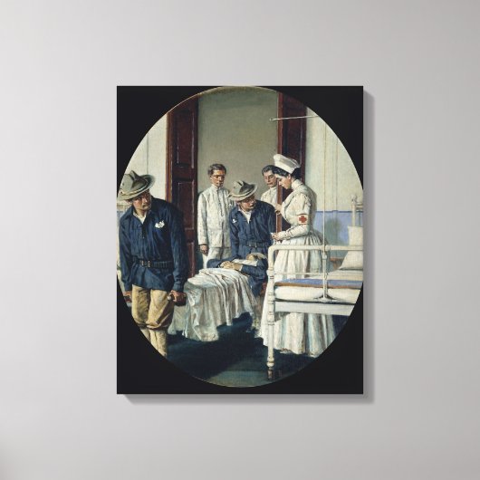 Toile Dans un hôpital militaire (Recto)