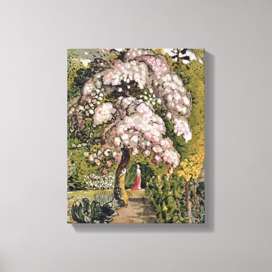 Toile Dans un jardin de Shoreham (w/c) (Recto)