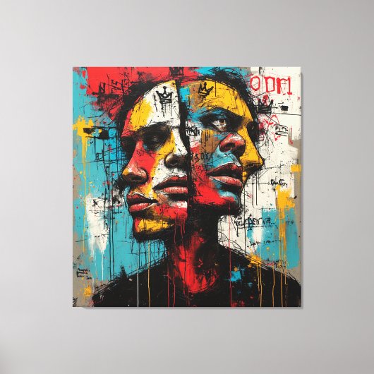Toile  dans une âme troublée (Recto)