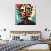 Toile  dans une âme troublée (Insitu(Chambre))