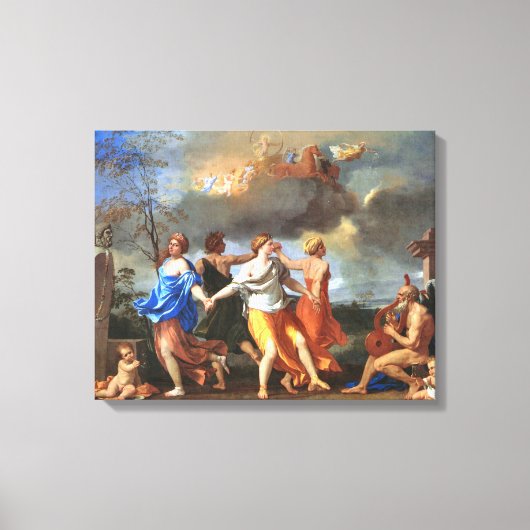 Toile Danse à la musique du temps (par Nicholas Poussin) (Recto)