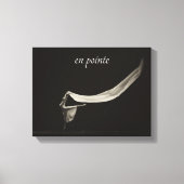 Toile Danse Art Ballet en pointe Danse (Recto)