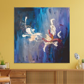 Toile Danse Art-Cosmique Abstraite moderne de la créatio (Insitu(Salon))