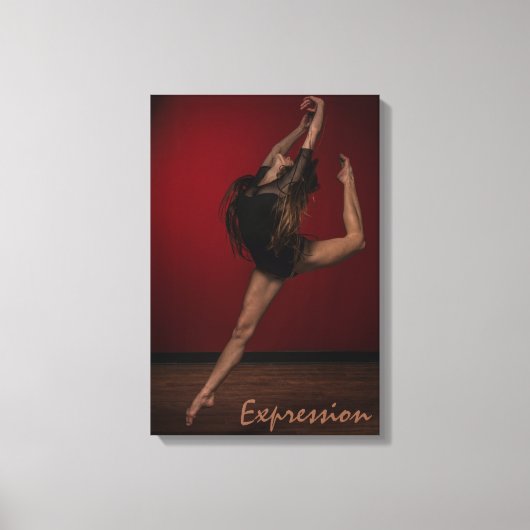 Toile Danse Art Expression Danseuse (Recto)