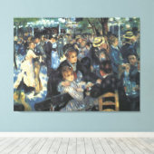 Toile Danse au Moulin de la Galette par Renoir (Insitu (Plancher de Bois))