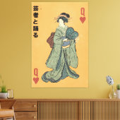 Toile Danse avec la Geisha (Insitu(Salon))