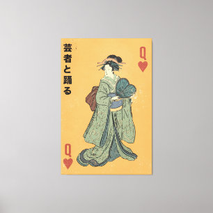 Toile Danse avec la Geisha