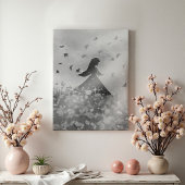 Toile Danse avec les oiseaux I