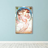 Toile Danse d'Alphonse Mucha (Insitu (Plancher de Bois))