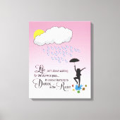 Toile Danse dans la pluie (Recto)