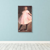 Toile Danse de ballet de fille en robe rose (Insitu (Plancher de Bois))