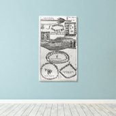 Toile Danse de calcaire des Iroquois (Insitu (Plancher de Bois))