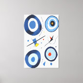 Toile Danse de cote circulaire Abstraite (Recto)