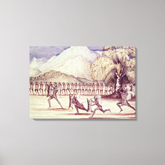 Toile Danse de guerre (Recto)