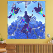 Toile Danse de la nature (Insitu(Salon))