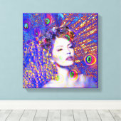 Toile Danse de Peacock (Insitu (Plancher de Bois))