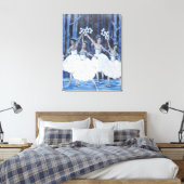 Toile Danse des flocons de neige (Insitu(Chambre))