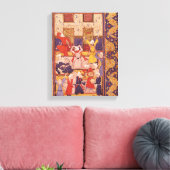 Toile Danse d'initiation, d'un livre de poèmes (Insitu(Salon))