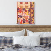 Toile Danse d'initiation, d'un livre de poèmes (Insitu(Chambre))