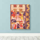 Toile Danse d'initiation, d'un livre de poèmes (Insitu (Plancher de Bois))