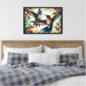 Toile Danse du colibri (Insitu(Chambre))