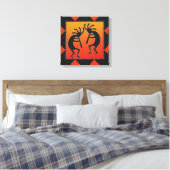 Toile Danse du sud-ouest Kokopelli Design (Insitu(Chambre))