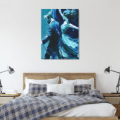 Toile Danse entre le mouvement et le silence (Insitu(Chambre))