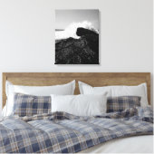 Toile Danse Éternelle des Vagues sur les Roches Noires (Insitu(Chambre))