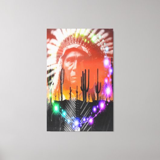 Toile Danse fantôme amérindienne (Recto)