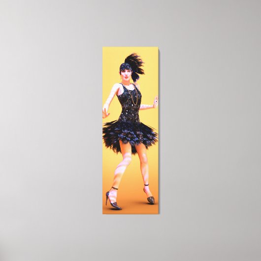 Toile Danse Flapper Vintage (Recto)
