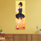 Toile Danse Flapper Vintage (Insitu(Salon))