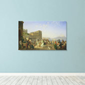Toile Danse italienne, Naples, 1836 (Insitu (Plancher de Bois))