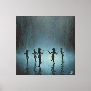 Toile Danse sous la pluie
