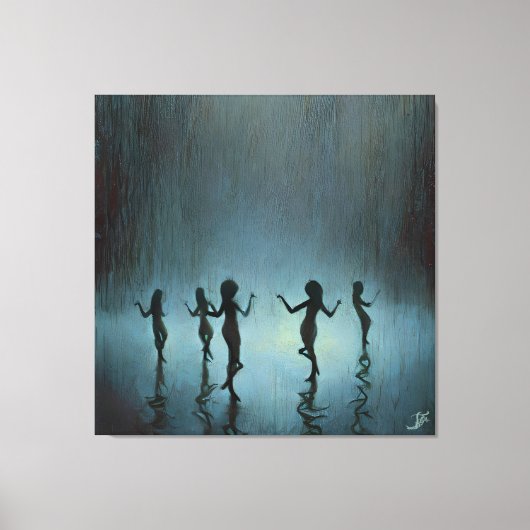 Toile Danse sous la pluie (Recto)
