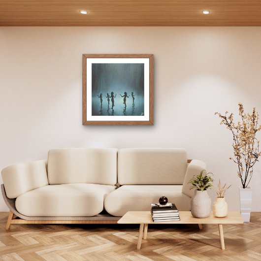 Toile Danse sous la pluie