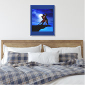 TOILE DANSER À LA LUMIÈRE DE LA LUNE (Insitu(Chambre))