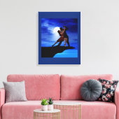 TOILE DANSER À LA LUMIÈRE DE LA LUNE (Insitu(Salon))