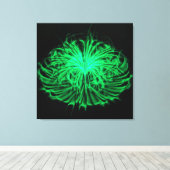 Toile Danser Feux D'Oeuvre Turquoise Mur Art Étendu Toil (Insitu (Plancher de Bois))