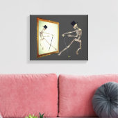 Toile Danser Le Squelette En Miroir (Insitu(Salon))