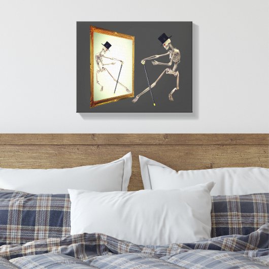 Toile Danser Le Squelette En Miroir (Insitu(Chambre))