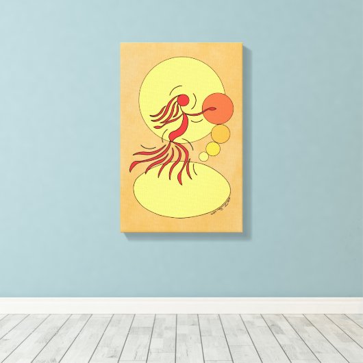 Toile Danseur Abstrait (Insitu (Plancher de Bois))