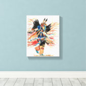 Toile Danseur amérindien II (Insitu (Plancher de Bois))