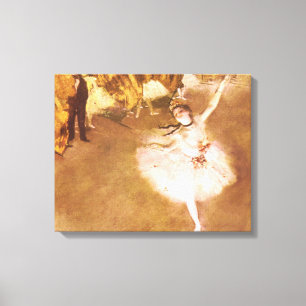 Toile Danseur de ballet Diplôme de la peinture étoile