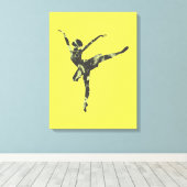 Toile Danseur de ballet moderne danse moderne (Insitu (Plancher de Bois))